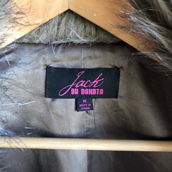 Jack by BB Dakota Faux Fur Vest Size M - Picture 3 of 5